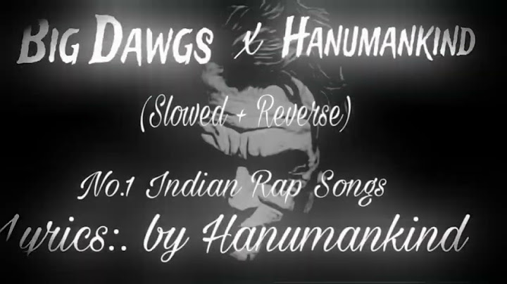 Hanumankind -- Big Dawgs | Ft. Kalmi (official  Music video) | Def jam India #songs