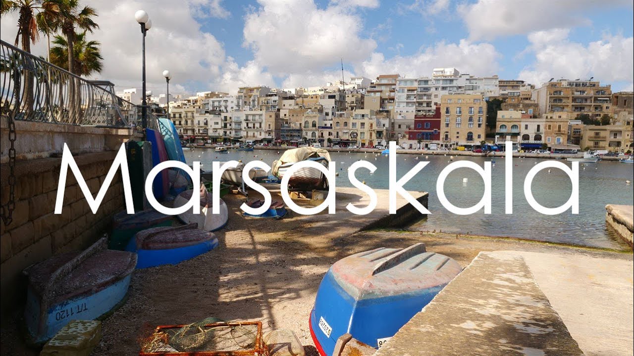 Marsaskala walking tour, Malta - 4K UHD - Virtual Trip