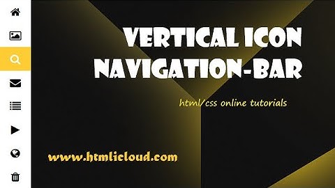 JOBKEY | Vertical ICON Navigation bar