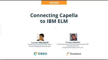 Connecting Capella to IBM ELM platform (IBM Jazz) | Webinar Publication for Capella