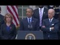 Raw video: Obama on Senate rejecting gun measure