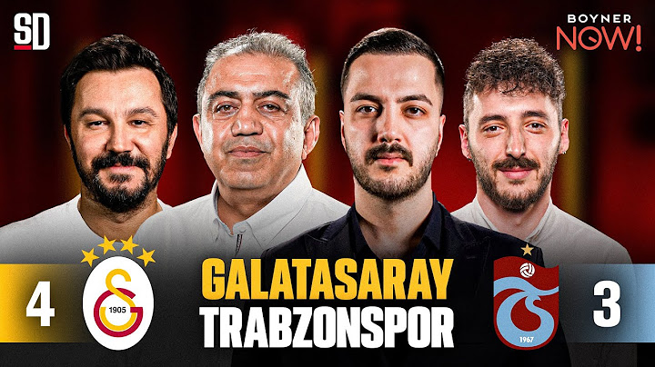 MUHTEŞEM MAÇ GALATASARAY’IN! | Galatasaray 4-3 Trabzonspor, Okan Buruk, Şenol Güneş, Batshuayi