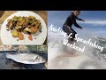 Crispy Skin SEA BASS Recipe - SOLO COASTAL ADVENTURE - UK Spearfishing Catch &amp; Cook!!!