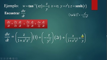REGLA DE LA CADENA PARA FUNCIONES DE VARIAS VARIABLES - PARTE II