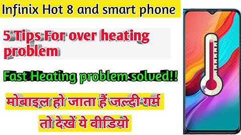 Fix Infinix hot 8 heating problem/issue.infinix gaming heat problem solve #infinix