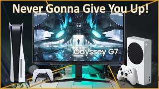 Samsung Odyssey G70A Console Gaming Monitor - 1080p/1440p/4k performance