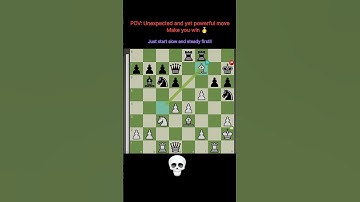 Slow Start and unexpected move♟️💀| Motivational |#motivation #chess #chessmindset #shorts #chesscom