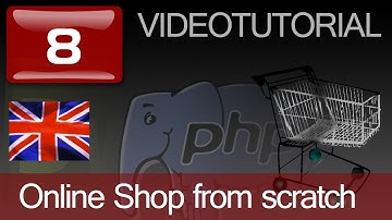 How to make an online shop with Dreamweaver and PHP. Chapter 8