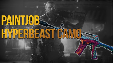 Call Of Duty Black Ops 3 Paintshop  - HyperBeast CSGO Skin (BO3 Paintshop Camo Tutorial)