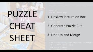 Puzzle Cheat Sheet | Portfolio Project | Image Manipulation | Python