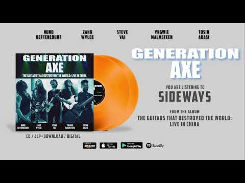 Generation Axe "Sideways" (Live in China) Official Song Stream - Album out June 28th
