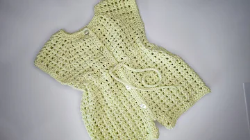 Crochet #82 How to crochet summer baby romper