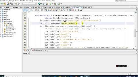 Servlet Example with lifecycle