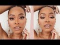 Quarantine Makeup Therapy! | Soft Glam & Chill Vibes (GRWM) ft. Jackie Aina Palette