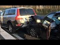 Volvo crash. Volvo XC70 vs Toyota Avensis
