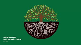 ARPA Project Application Webinar #1 - June 16, 2022