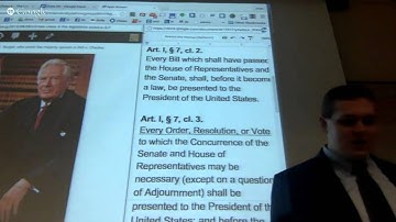 ConLaw Class 4- The Legislative Powers