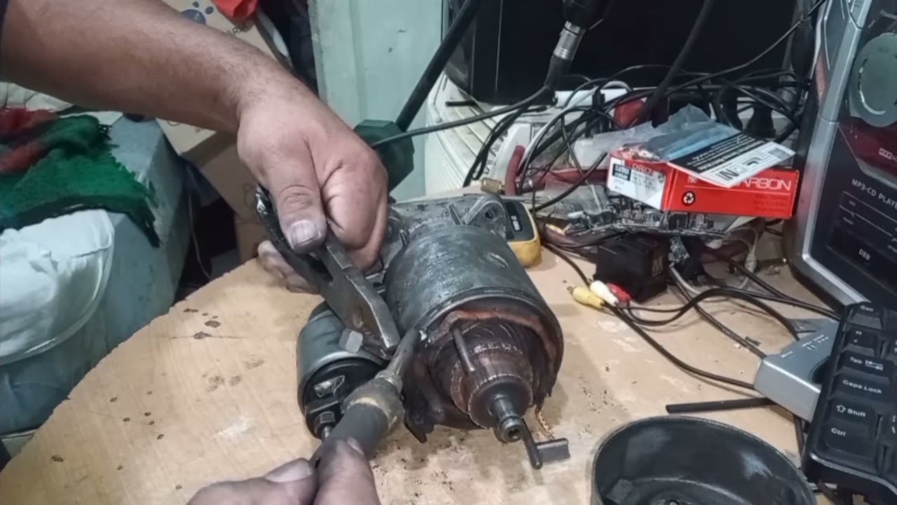 ✅(2021)TROCA DAS ESCOVAS MOTOR DE ARRANQUE/PARTIDA BOSCH DO UNO