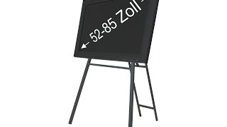 Beratung und Verkauf bei CMB-Systeme.de https://goo.gl/zHU51i TV-Ständer ähnlich einer Maler-Staffelei oder einem Whiteboard. 