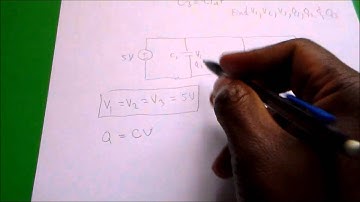 How to Calculate DC Voltage and Charge in a Parallel Capacitor Circuit