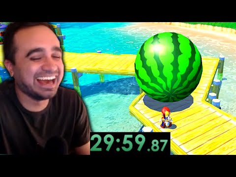 SM64 Speedrunner tries Super Mario Sunshine for the First Time...