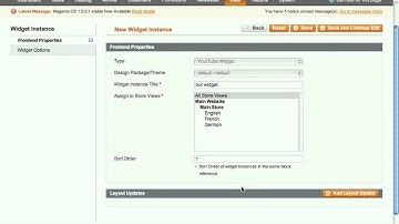 Magento Imagine Unconference: Widgets Part 2