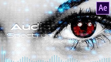 Color Contact【100 types】Audio Spectrum 73 - After Effects CC - NCS