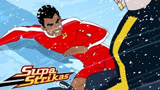 Jogando no Gelo | 3 HORAS de Supa Strikas em Português | Desenhos Animados de Futebol