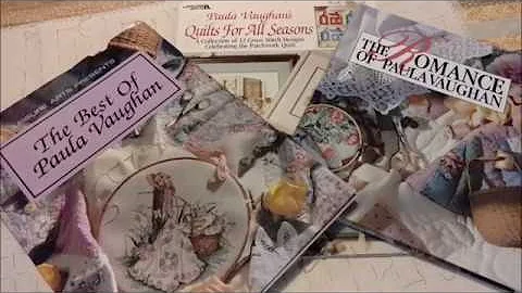 Paula Vaughan Cross Stitch Books - Flip Through