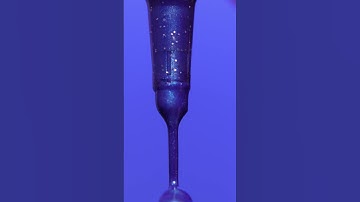 Syringe vs. Glitter marker (ASMR close up / macro) #macro #closeup  #satisfying #diy #asmrvideo