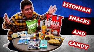 I TRY ESTONIAN SNACKS AND CANDY FOR THE FIRST TIME! 🇪🇪 - XXL EDITION