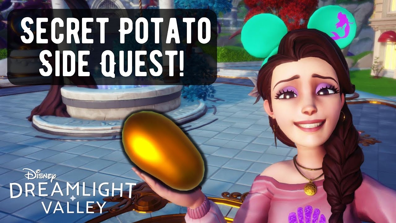 Golden & Red Potato Side Quest Guide Disney Dreamlight Valley YouTube