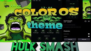 New Hulk smash theme for oppo realme devices screenshot 4