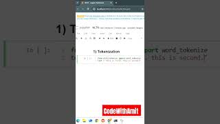 Tokenization using NLTK | NLP | #machinelearning #natural_language_processing #python #datascience Net Worth