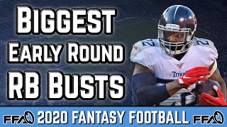 Biggest Early Round Running Back BUSTS: 2020 Fantasy Football Advice