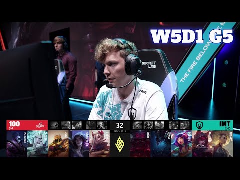 100 vs IMT | Week 5 Day 1 S13 LCS Summer 2023 | 100 Thieves vs Immortals W5D1 Full Game