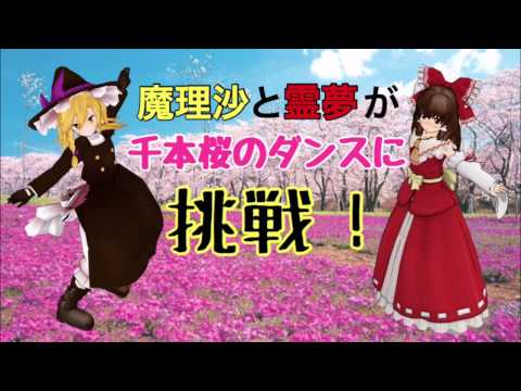 【東方MMD】魔理沙と霊夢が千本桜を踊った！