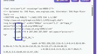 قم بإنشاء عارض ومحرر SVG في المتصفح لعرض وتحرير ملفات SVG باستخدام HTML و JavaScript screenshot 4