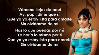 Video thumbnail of "Los Ángeles Azules, Maria Becerra - El Amor De Mi Vida (Letra/Lyrics)"