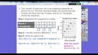 Constructing and Writing Arithmetic Sequences - Lesson 4.2 (Part 2)