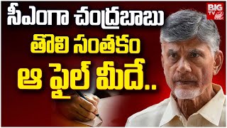 Chandrababu First Signature After Winning The 2024 Elections చదరబబ తల సతక ఆ ఫల మద