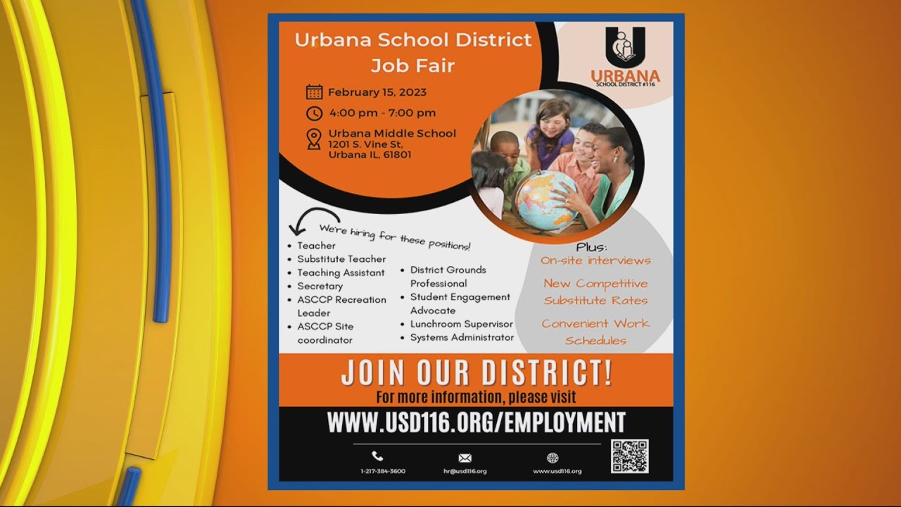 Urbana School District Job Fair YouTube