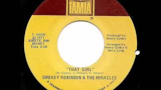 SMOKEY ROBINSON - That Girl chords