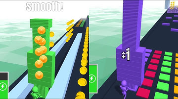 Stack Colors 🟥🟧🟩🟦 All Levels Gameplay Android, iOS part 11