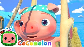 Three Little Pigs! | CoComelon Animal Time | Animal Nursery Rhymes Resimi