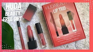 UPDATE : Huda Beauty Lip Kit - ICON! Did I Get it as a FREE GIFT???