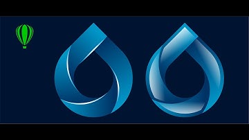 How to create a Cool 3d Water Drop In CorelDraw / Easy tutorial