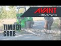 Avant attachments: Timber grab with rotator