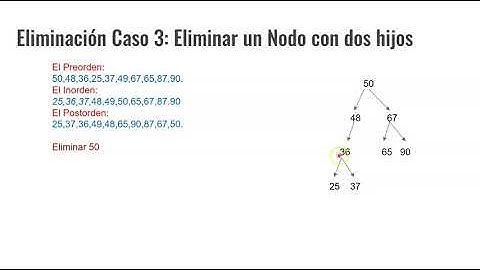 Eliminando nodos en un arbol binario
