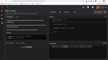 Count by X Kata | Codewars | 8 kyu | JavaScript | Easy Code | JS
